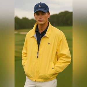 Vintage 90’s Tommy Hilfiger Butter Yellow Jacket